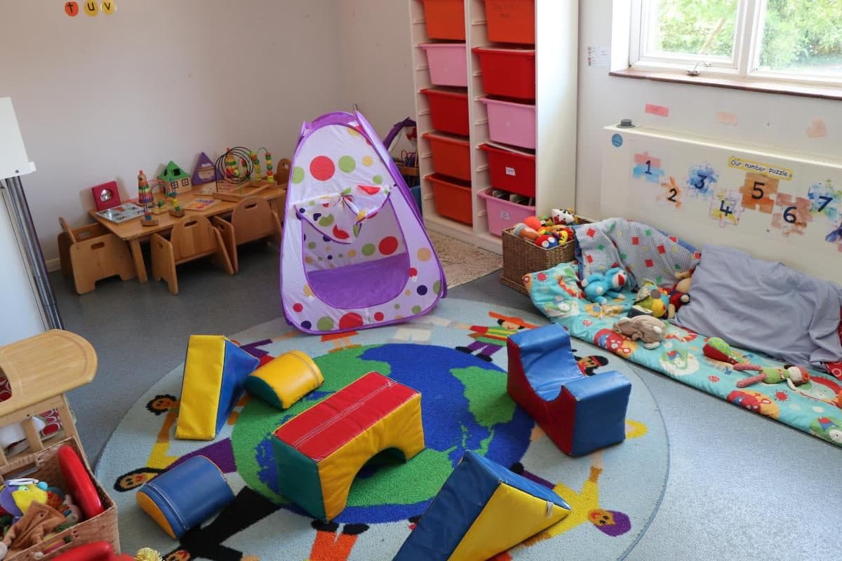 Soft play equipment in Flackwell Heath nursery at The House That Jack Built